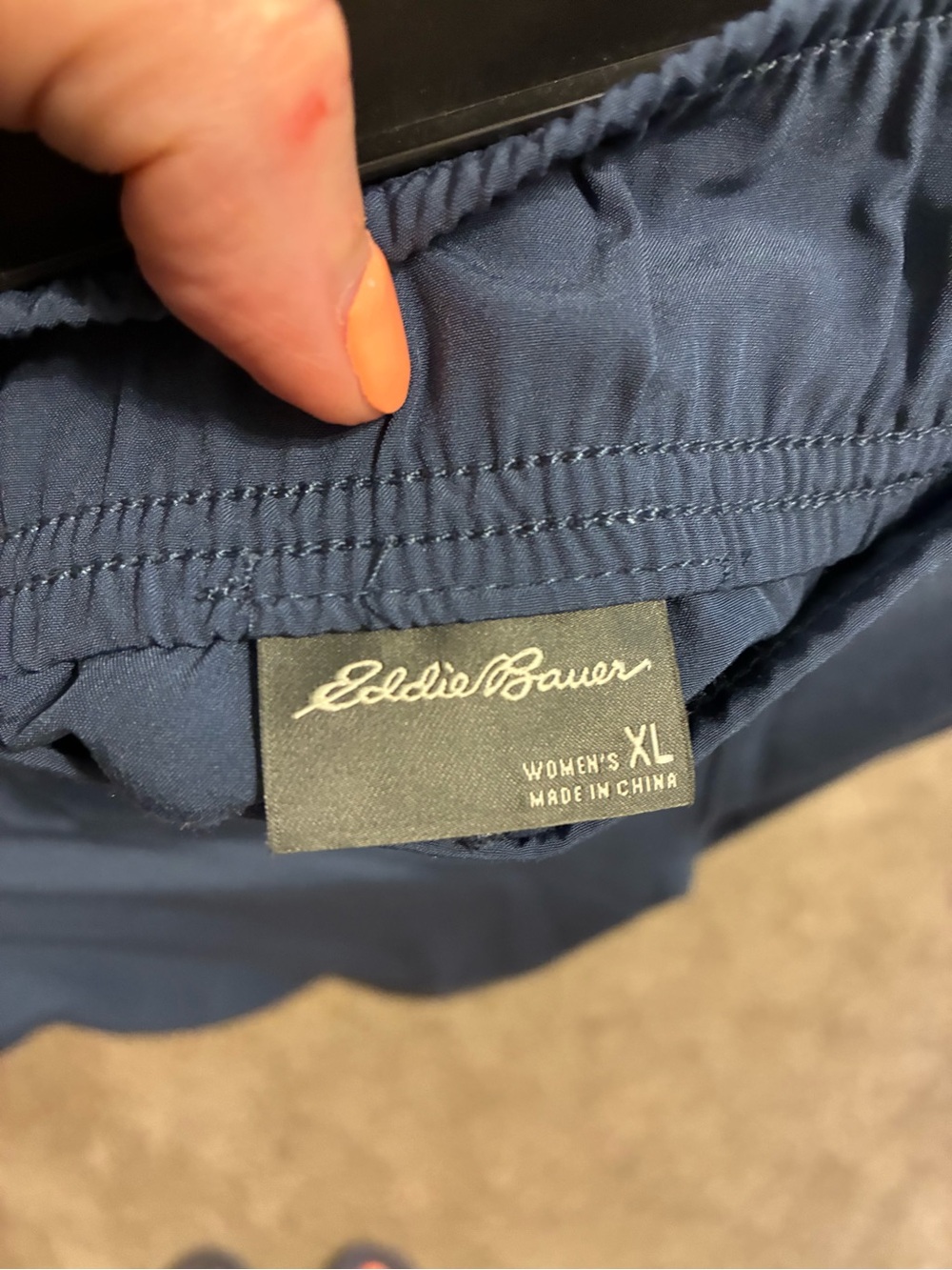 Eddie Bauer Straight Leg Pants in Deep Blue - Picture 5 of 5